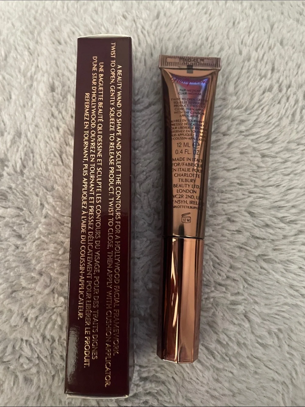 Charlotte Tilbury Contour Wand - Rose Gold Bronze Packaging